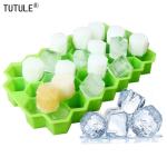 Honeycomb Ice Cube Tray with Lid - 37 Compartments