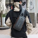Anti-Theft Men's Crossbody Chest Backpack Bag