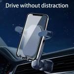 Gravity Lock Car Phone Holder with 360-Degree Flexibility