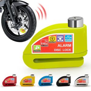 Anti-Theft Motorcycle Lock with Alarm System