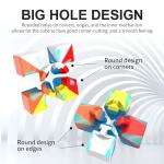 Meilong3C Stickerless 3x3 Speed Cube Puzzle