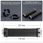 Non-Slip Alloy Locking Bicycle Handlebar Grips