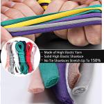 No Tie Elastic Shoelaces with Metal Lock