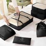 Travel Storage Bags Set for Clothes and Toiletries