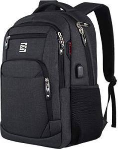 KASIBON Water Resistant Laptop Backpack with USB Port