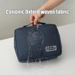 Black Travel Organizer Bag for Cables and Accessories