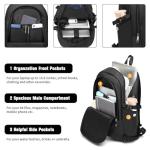 Kono Anti-Theft Laptop Backpack with USB Charger