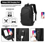 Kono Anti-Theft Laptop Backpack with USB Charger