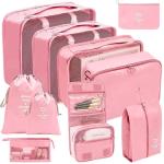 Travel Organizer Set with Packing Cubes and Pouches