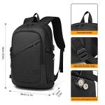 Kono Anti-Theft Laptop Backpack with USB Charger