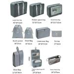 Travel Organizer Set with Packing Cubes and Pouches