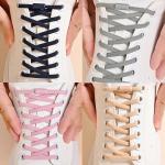 No Tie Elastic Shoelaces with Metal Locks