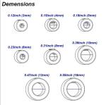 Adjustable Depth Control Drill Stopper Collar Set