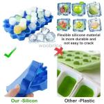 Silicone Honeycomb Ice Cube Trays - Reusable