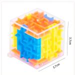Transparent 3D Maze Magic Cube Puzzle for Kids