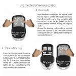 433MHz 4-Button Garage Door Remote Control