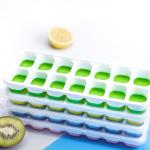 Silicone Ice Cube Tray with 14 Grid Compartments