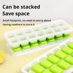 Silicone Ice Cube Tray with 14 Grid Compartments