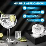 Giant Silicone Ice Cube Tray with 6/8/15 Grids