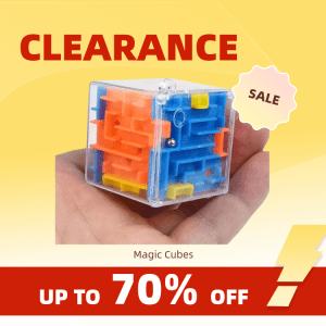Mini 3D Maze Magic Cube Puzzle Toy