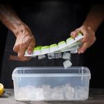 Silicone Ice Cube Tray with Lid - 14 Squares