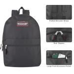 Classic Vintage Black Backpack for Adults and Kids