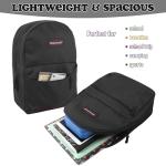 Classic Vintage Black Backpack for Adults and Kids