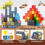 Magnetic Building Blocks Mine World Stacking Set