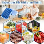 Silicone Honeycomb Ice Cube and Popsicle Mold