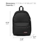 Eastpak Out of Office Black Backpack, 27L