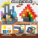 Magnetic Building Blocks Mine World Set for Kids
