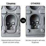 3D Skull Ice Ball Mold for Unique Cocktails