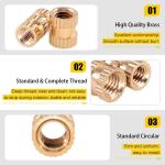 Brass Heat Insert Nuts for 3D Printers