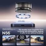 Adjustable Magnetic Phone Holder for Car and Gym