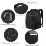 MATEIN Expandable Travel Laptop Backpack with USB Port