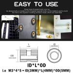 Brass Heat Insert Nuts for 3D Printers