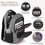 Water-Resistant Travel Laptop Backpack with USB Port
