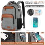 Water-Resistant Travel Laptop Backpack with USB Port