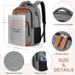 Water-Resistant Travel Laptop Backpack with USB Port