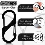 10 Pack Metal Keychain Lock Clips for Travel