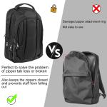 10 Pack Metal Keychain Lock Clips for Travel