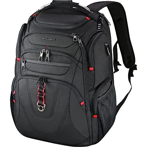KROSER 17.3 Inch Travel Laptop Backpack - Black