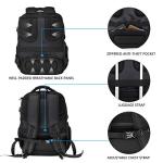 KROSER 17.3 Inch Travel Laptop Backpack - Black