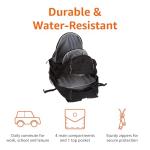 Amazon Basics Black Laptop Backpack for 17-inch Laptops