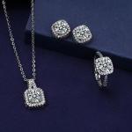 Luxury Jewelry Set: Necklace, Earrings & Ring
