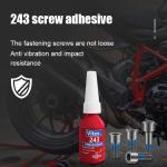Red Threadlocker Screw Glue - Anti-Loose Solution