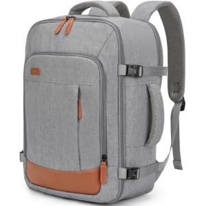 ZOMFELT 24L Water-Resistant Cabin Backpack Grey