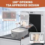 ZOMFELT 24L Water-Resistant Cabin Backpack Grey