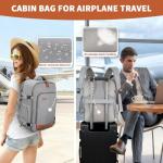 ZOMFELT 24L Water-Resistant Cabin Backpack Grey