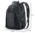 Extra Large 17-Inch Laptop Backpack with USB Port